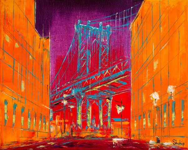 Manhattan Bridge. New York
