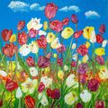 Alpine Meadows. Tulips.