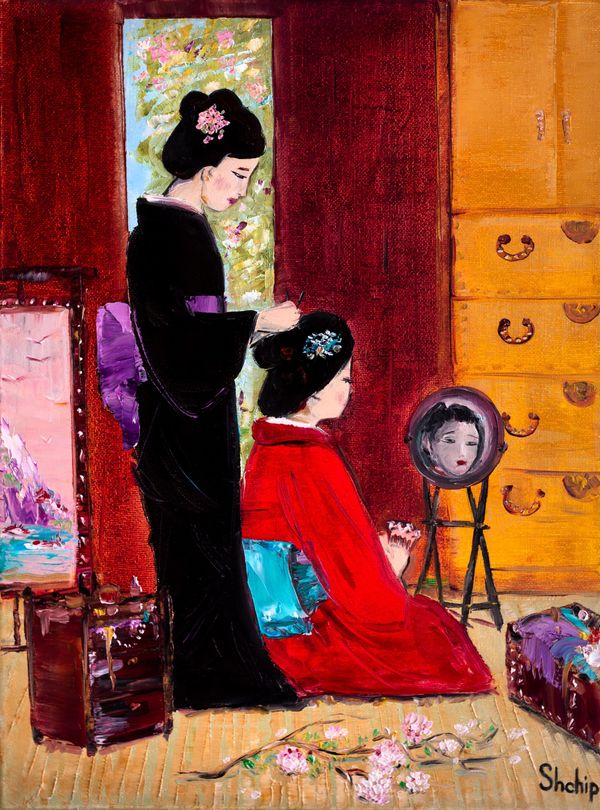 Traditional Japanese Hair Styling