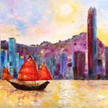 Hong Kong. Golden Hour
