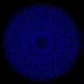Blue mandala