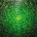 Burst of verdant colors