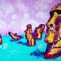 Easter Island. Moai