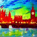 London in Red Colour