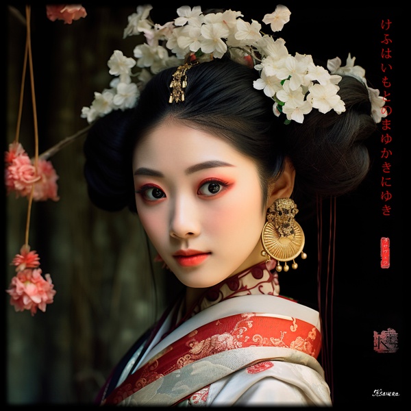 Japanese Maiko RJ0110 Girl Geisha Geiko Portrait Photography