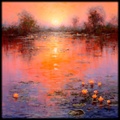 Paisaje francés RJ0202 al estilo impresionista de Claude Monet