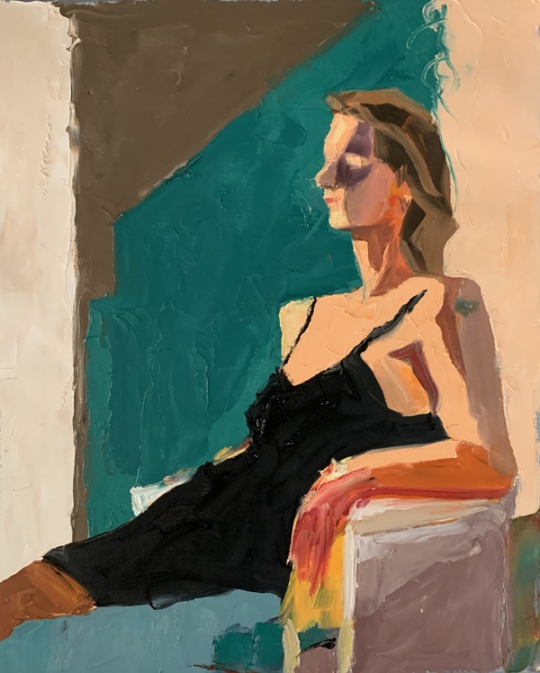 Mujer en una silla