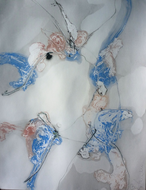 C28 Acrylique sur papier