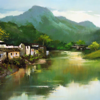 Riverside In The Spring