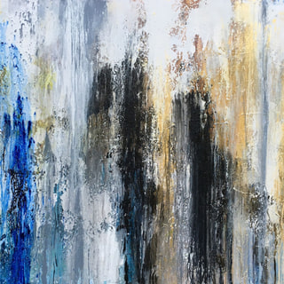 Ocean Under The Moon  - 162cm x 130cm x 4cm