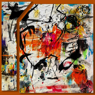 Stoking The Flames - Diptych