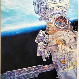 Walk. Space. Spaceships. Modern art.